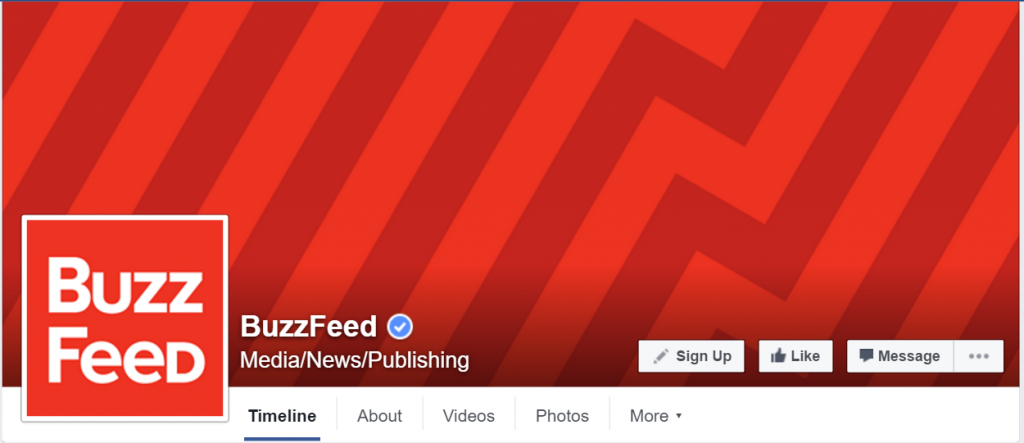 Top Facebook Pages: BuzzFeed